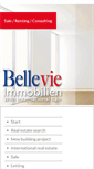 Mobile Screenshot of bellevie-immobilien.de