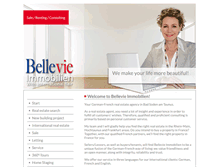 Tablet Screenshot of bellevie-immobilien.de